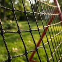 Soozier Soccer Rebounder Net, 3.5 x 3ft Easy Setup Bounce Back Net with 5 Adjustable Angles(m-11)