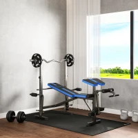 Soozier Adjustable Weight Bench for Weight Lifting and Strength Training(m-1)
