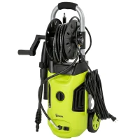 Outsunny Electric Pressure Washer, 2176 PSI High Pressure Washer with 20 ft Outlet Hose, Adjustable Nozzle, 1.9GPM Power Washer(m-2)