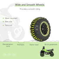 Aosom No Power Baby Ride on Toy, Kids Ride on Car Foot to Floor Sliding 4 Wheels with Music, Lightening, for 18-36 M, Green(m-7)