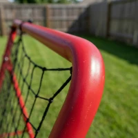 Soozier Soccer Rebounder Net, 3.5 x 3ft Easy Setup Bounce Back Net with 5 Adjustable Angles(m-10)