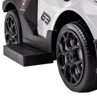 Aosom 3 in 1 Ride on Push Car for Toddlers, Licensed Kids Sliding Car with Safety Protection Footrest Horn, White(m-10)
