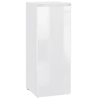 HOMCOM 7.0 Cu.Ft Upright Freezer, Compact Stand Up Freezer with 6 Adjustable Shelves, Reversible Door for Home Office, White(m-2)