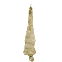 HOMCOM 6FT Life Size Halloween Hanging Mummy, Upside Down Cocoon Dead Body Decoration with Sound Touch Activated(m-2)