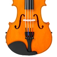 HOMCOM 4/4 Full Size Violin, Wood Acoustic Violin Set for Beginners, Adults, with Case, Rosin, Shoulder Rest, Brown(m-12)