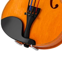 HOMCOM 4/4 Full Size Violin, Wood Acoustic Violin Set for Beginners, Adults, with Case, Rosin, Shoulder Rest, Brown(m-11)
