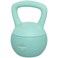 Soozier 13 lb Soft Kettlebell, Sand Filled Weight w/ Grip Handle, Kettlebell Weight for Full Body Workout, Green(m-2)