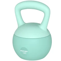 Soozier 9 lb Soft Kettlebell, Sand Filled Weight w/ Grip Handle, Kettlebell Weight for Full Body Workout, Green(m-2)