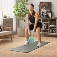 Soozier 13 lb Soft Kettlebell, Sand Filled Weight w/ Grip Handle, Kettlebell Weight for Full Body Workout, Green(m-8)