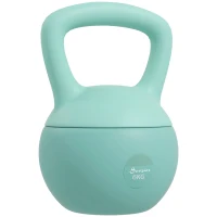Soozier 13 lb Soft Kettlebell, Sand Filled Weight w/ Grip Handle, Kettlebell Weight for Full Body Workout, Green(m-9)