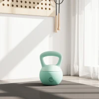 Soozier 26 lb Soft Kettlebell, Sand Filled Weight w/ Grip Handle, Kettlebell Weight for Full Body Workout, Green(m-7)