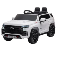 Aosom Electric Ride on Car 12V Kids Ride-on Toy, White(m-21)