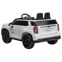Aosom Electric Ride on Car 12V Kids Ride-on Toy, White(m-14)
