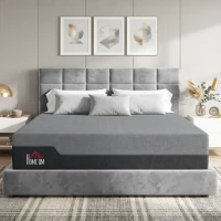 HOMCOM King Mattress, 14 Inch Memory Foam Mattress for Pressure Relief, Graphene Gel Cooling Copper Bed in a Box, Made in USA(m-2)