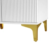 Coat Rack and Shoe Bench Set with Cushioned Seat and Adjustable Shelves, Entry Storage Unit with Wave-Panel Doors, 21.5'' L x 14'' W x 68.5'' H, White(m-10)