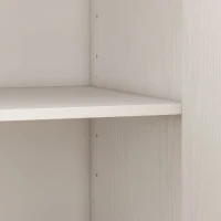 HOMCOM Filing Cabinet with File Drawer File Cabinet with Adjustable Shelf and 3 Drawers White(m-10)