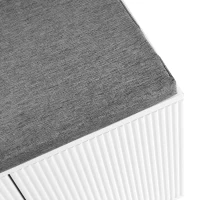 Functional Wardrobe Set with Multiple Compartments, Ideal Storage Unit for Hallways and Mudrooms, 21.5" L x 13.5" W x 68.5" H, White(m-8)