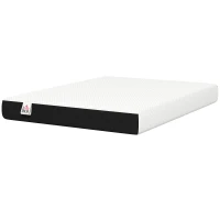 HOMCOM Queen Mattress 8 Inch Memory Foam Mattress in a Box, Pressure Relief & Lumbar Support, CertiPUR-US Certified Medium Firm(m-2)