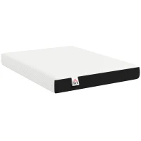 HOMCOM Queen Mattress 8 Inch Memory Foam Mattress in a Box, Pressure Relief & Lumbar Support, CertiPUR-US Certified Medium Firm(m-9)