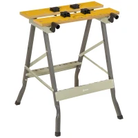 DURHAND Foldable Work Bench w/ 4 Adjustable Clamps, Carpenter Saw Table(m-9)