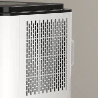 HOMCOM 8,000 BTU Moible Air Conditioner 345 Sq. Ft., Dehumidifier Fan Auto Sleep with 24H Timer On/Off, Window Kit, White(m-11)
