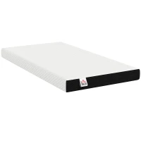 HOMCOM Twin Mattress 6 Inch Memory Foam Mattress in a Box, Pressure Relief & Lumbar Support, CertiPUR-US Certified, Medium Firm(m-9)