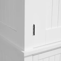 HOMCOM 72" Kitchen Pantry, Freestanding Storage Cabinet with Drawer, Doors, White(m-11)
