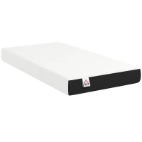 HOMCOM Twin Mattress 8 Inch Memory Foam Mattress in a Box, Pressure Relief & Lumbar Support, CertiPUR-US Certified, Medium Firm(m-9)