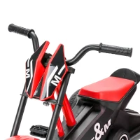 Qaba Kids Tricycle, Toddler Trike with Pedal for Indoor Outdoor Use, 3 Wheel Trike for Ages 18-36 Months Boys Girls, Red(m-12)