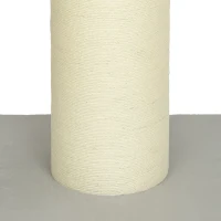 PawHut 30" Tall Cat Scratching Post, 7.9" Large Diameter Scratch Post with Natural Sisal Rope and Stable Base(m-11)