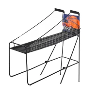 Soozier Basketball Hoop Arcade Game with Electronic Score Board for 1 to 2 Players, Black(m-9)