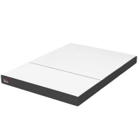 HOMCOM Trifold Mattress, 6 Inch Memory Foam Mattress for Guest, Camping, RV, Travel, Yoga, Made in USA, 75" x 54" x 6"(m-1)