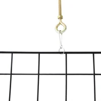 HOMCOM Fireplace Screen, Extendable Fire Spark Guard Cover with Metal Mesh for Living Room Home Decor, Black(m-10)