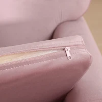 Qaba Soft Kids Sofa Chair, Single Lounger Armchair for Children with Strong Frame, Cute Pink Crown Throne for Relaxing, Watching TV, Studying(m-8)