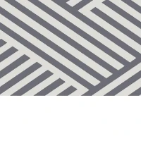 Outsunny Reversible Outdoor RV Rug, Patio Floor Mat, 6'x9' Plastic Straw Rug for Backyard, Deck, Beach, Camping, Grey and Cream(m-11)