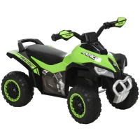 Aosom No Power Baby Ride on Toy, Kids Ride on Car Foot to Floor Sliding 4 Wheels with Music, Lightening, for 18-36 M, Green(m-9)