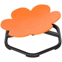 Qaba Sensory Spinning Chair for Autism, Kids, Training Body Balance & Coordination, Orange(m-1)