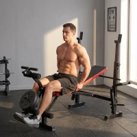 Soozier Adjustable Weight Bench for Weight Lifting and Strength Training(m-9)