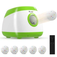 PawHut Automatic Dog Ball Launcher with 26-80 FT Distance, Automatic Ball Launcher for Medium and Large Dogs, Green(m-1)