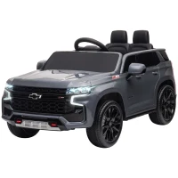 Aosom Electric Ride on Car 12V Kids Ride-on Toy, Gray(m-17)