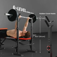 Soozier Adjustable Weight Bench for Weight Lifting and Strength Training(m-5)
