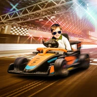 Qaba 12V Electric Car for Kids with Suspension, Music, MP3, Remote Control for 3-5 Years, Orange(m-1)