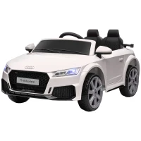 Aosom Officially Licensed Kids Ride-On Car 6V Battery Powered Vehicle Perfect Gift For Kids with Remote Control, Suspension Wheel, Adjustable Speed, White(m-11)