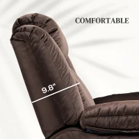 HOMCOM Power Lift Recliner Chair for Elderly, Electric Lift Chair with Massage and Heat, Remote Control, Brown(m-7)