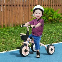 Qaba Tricycle for Kids Age 2-5, Toddler Bike for Children, Pink(m-2)