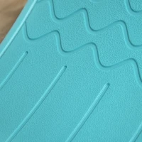 Qaba 32.3" Balance Board, Wobble Board Kids Curvy Rocker Board, Ended Preschool Learning Montessori Waldorf Toy, Ages for 3-6 Years Old, Blue(m-7)