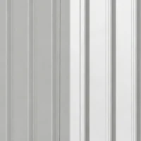 Outsunny 5x7 Garden Shed, Lean-to Metal Storage with Foundation, Sliding Door & 2 Vents for Garden Tools, White(m-13)