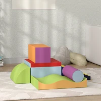 Soozier 7 Piece Climb and Crawl Activity Play Set Soft for Toddler, Contemporary(m-10)