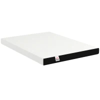 HOMCOM Full Mattress 6 Inch Memory Foam Mattress in a Box, Pressure Relief & Lumbar Support, CertiPUR-US Certified, Medium Firm(m-9)