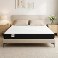 HOMCOM King Mattress 8 Inch Memory Foam Mattress in a Box, Pressure Relief & Lumbar Support, CertiPUR-US Certified, Medium Firm(m-1)